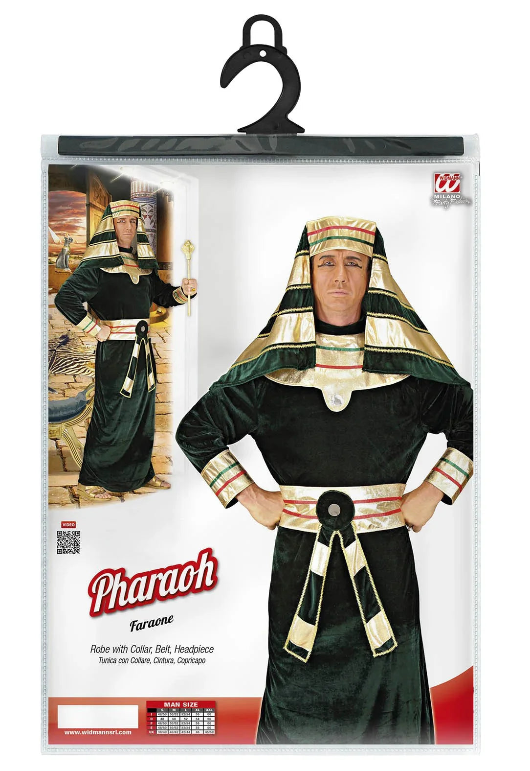 Disfraz de Faraón para Adulto Adultos Widmann