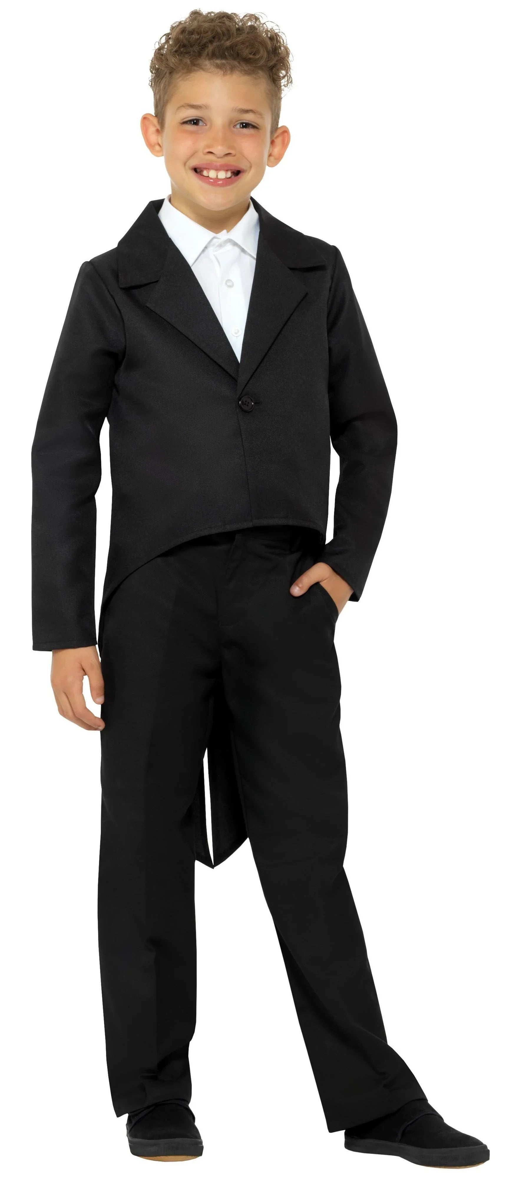 Chaqueta de Frac Negra Infantil Chaquetas, Chalecos y Camisas Smiffys