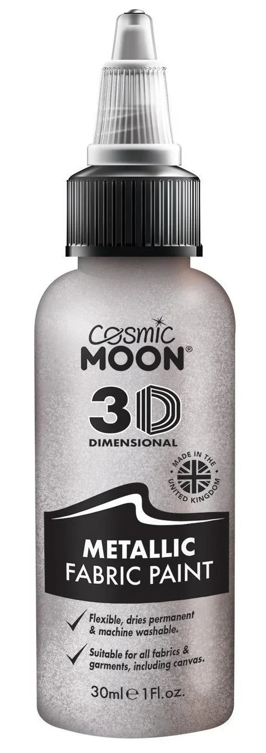 Pintura para Telas en Colores Metálicos Maquillaje y Pinturas Smiffys