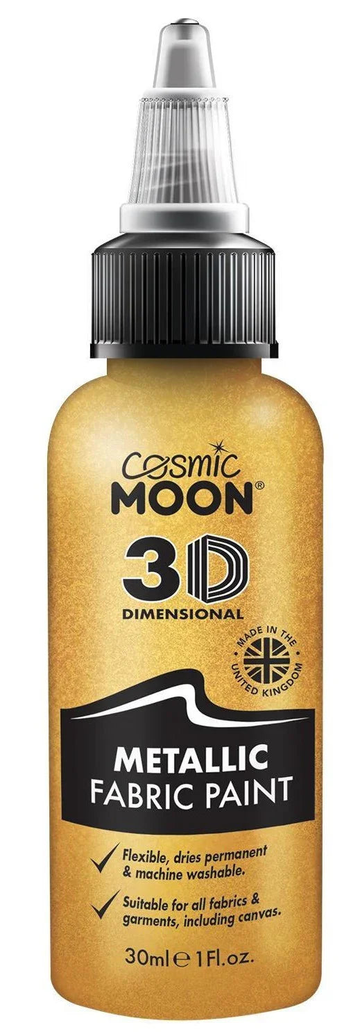 Pintura para Telas en Colores Metálicos Maquillaje y Pinturas Smiffys