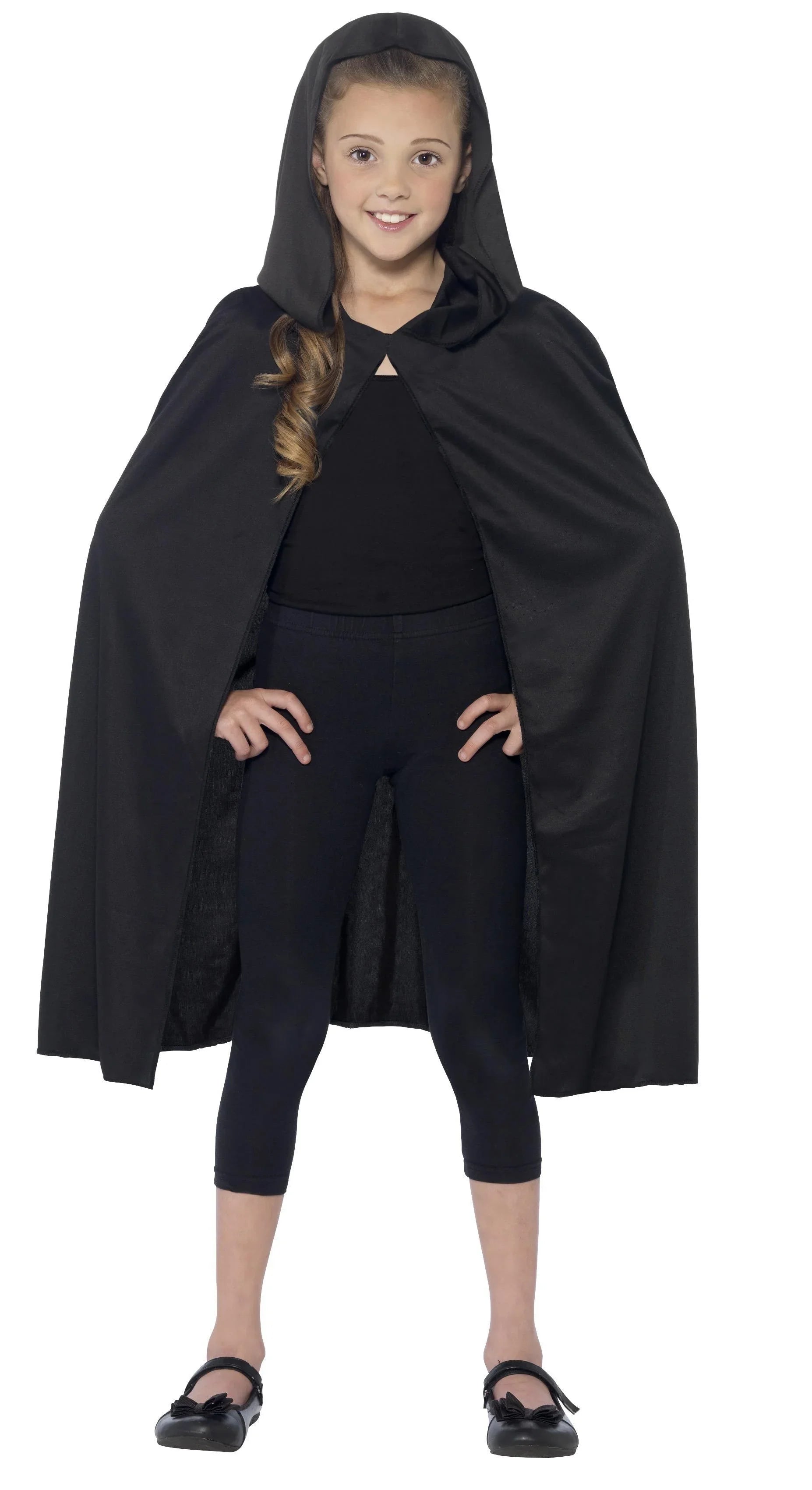 Capa Negra con Capucha Infantil Capas Smiffys