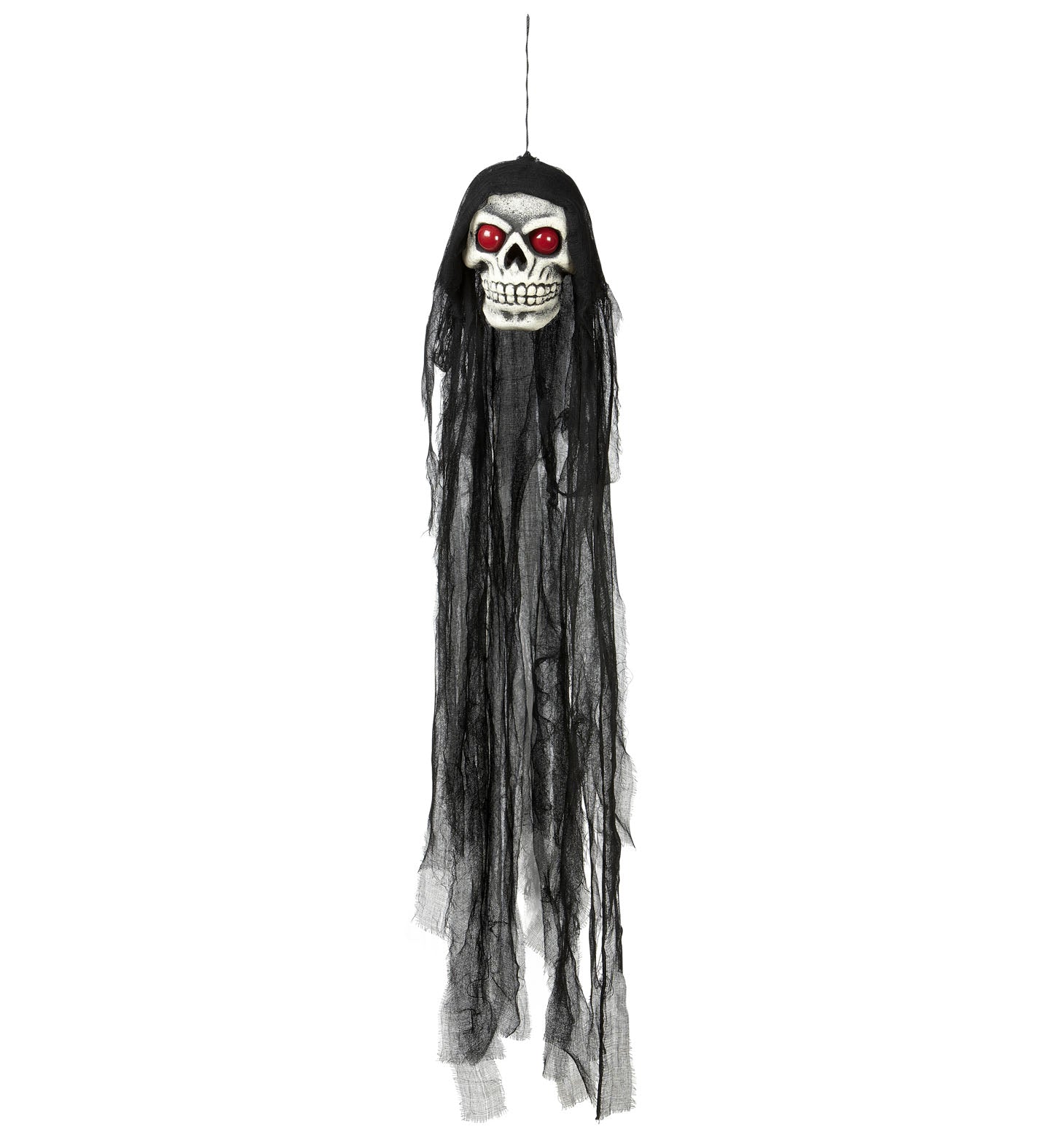 Calavera decorada con Luz Halloween Widmann