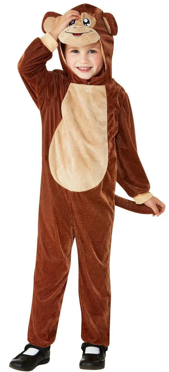 Disfraz de Mono de Peluche Divertido para Bebé Mono y Gorila Smiffys