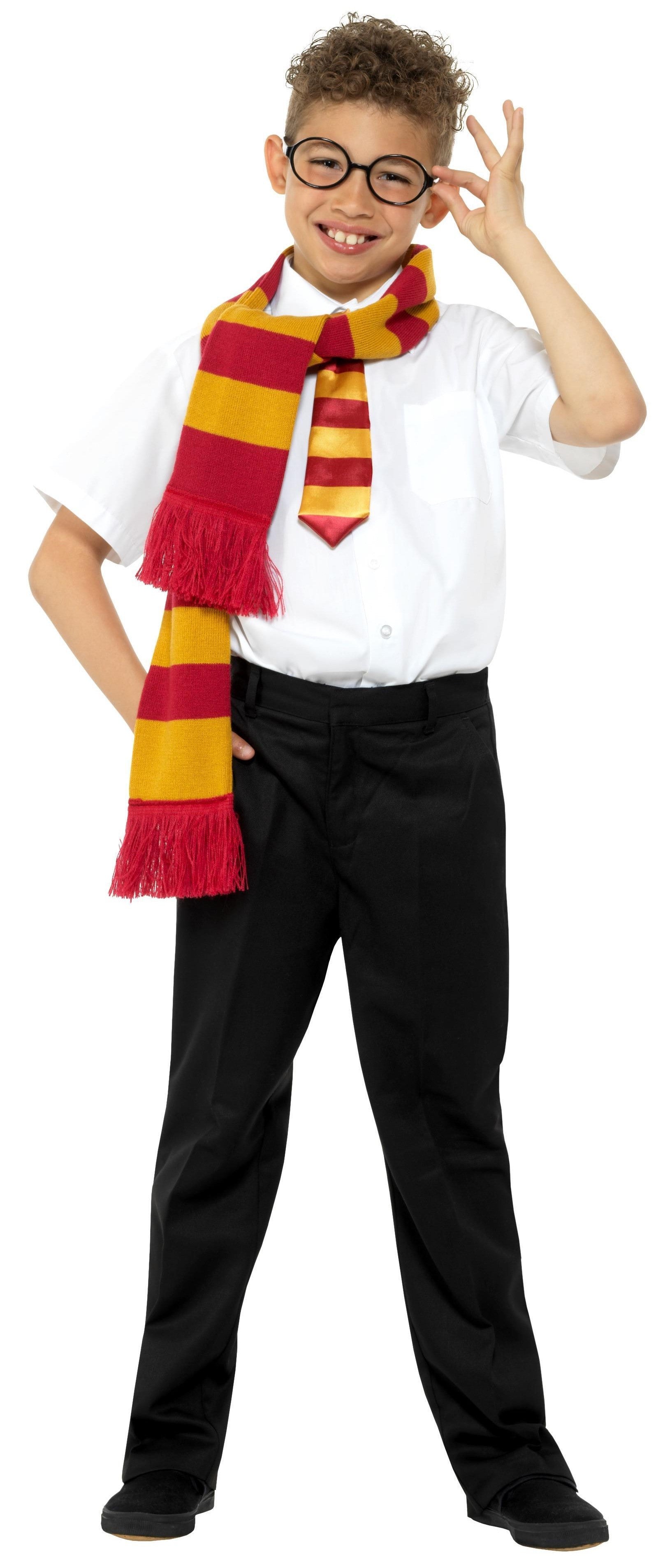 Kit de Harry Potter Infantil con Gafas, Bufanda y Corbata Harry Potter Smiffys