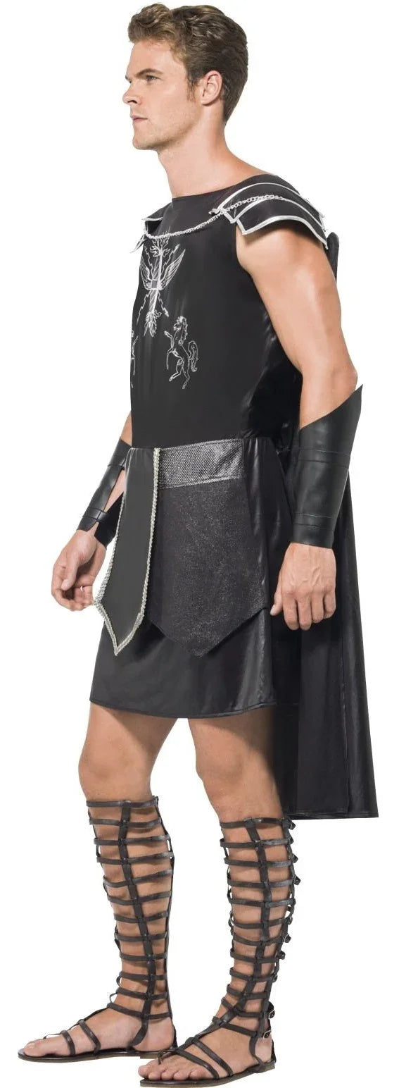 Disfraz de Gladiador Negro para Hombre Gladiador Smiffys