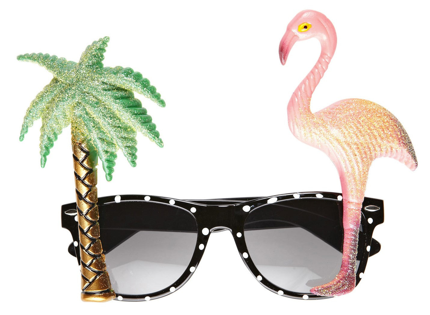 Gafas Hawaianas con Palmera y Flamenco Complementos Hawaianos Widmann