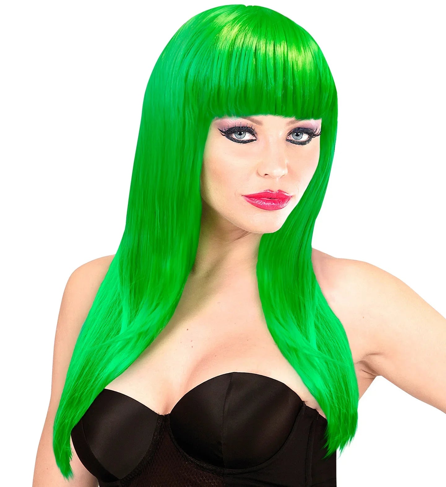 Peluca Melena Verde COMPLEMENTOS Widmann