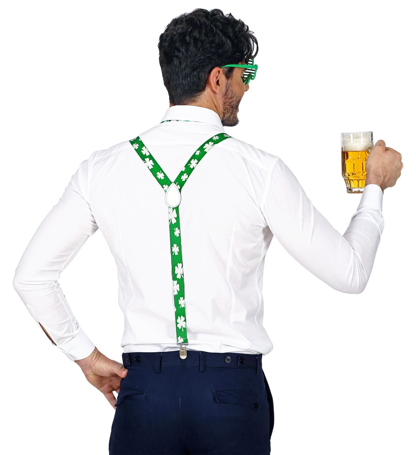 Kit de San Patricio con Gafas, Tirantes y Pajarita San Patricio Widmann