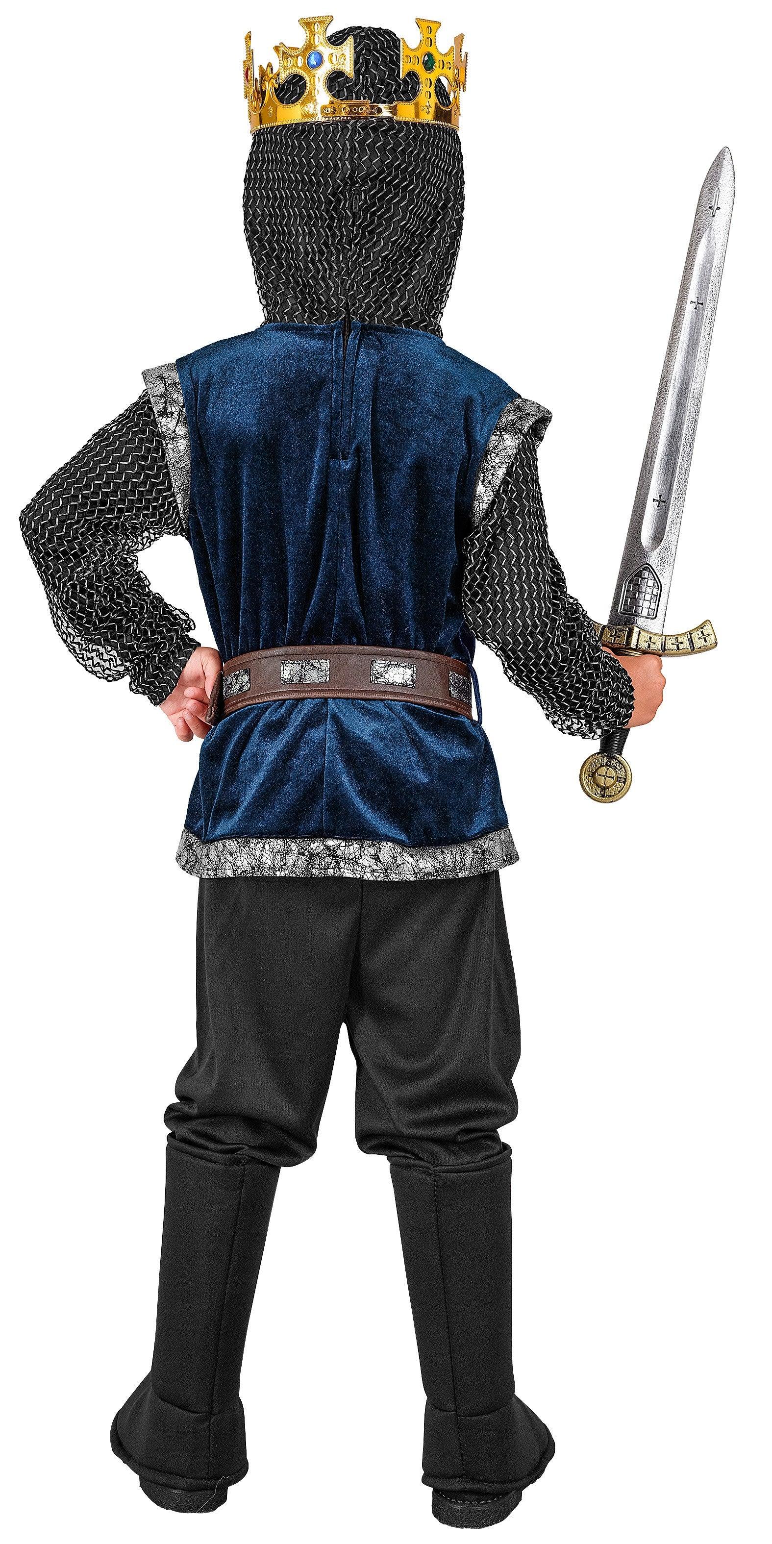 Disfraz de Caballero Medieval Azul Infantil Caballeros y Cruzados Medievales Widmann