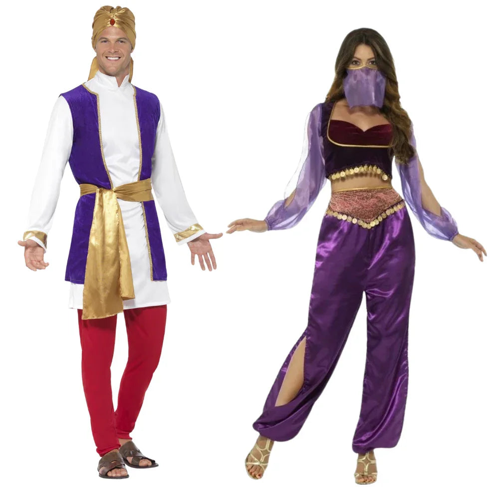 Disfraces en Pareja de Príncipe y Princesa Persas Árabes Disfraces Simon