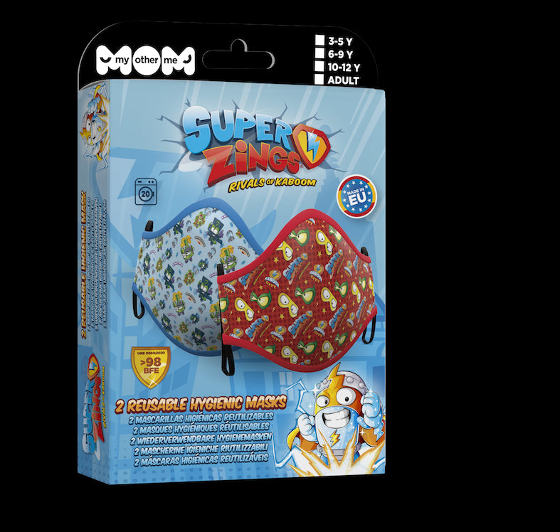 Mascarilla de SuperZings Estampada Infantil SuperZings Viving