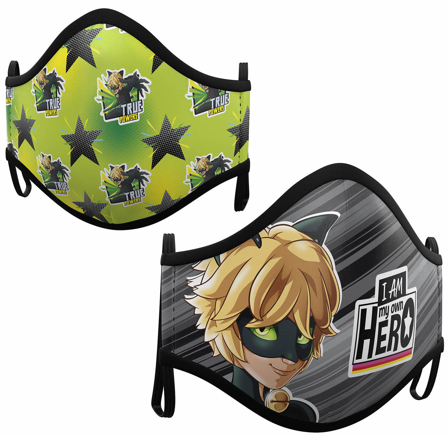 Mascarilla de Cat Noir para Adulto LadyBug y CatNoir Viving