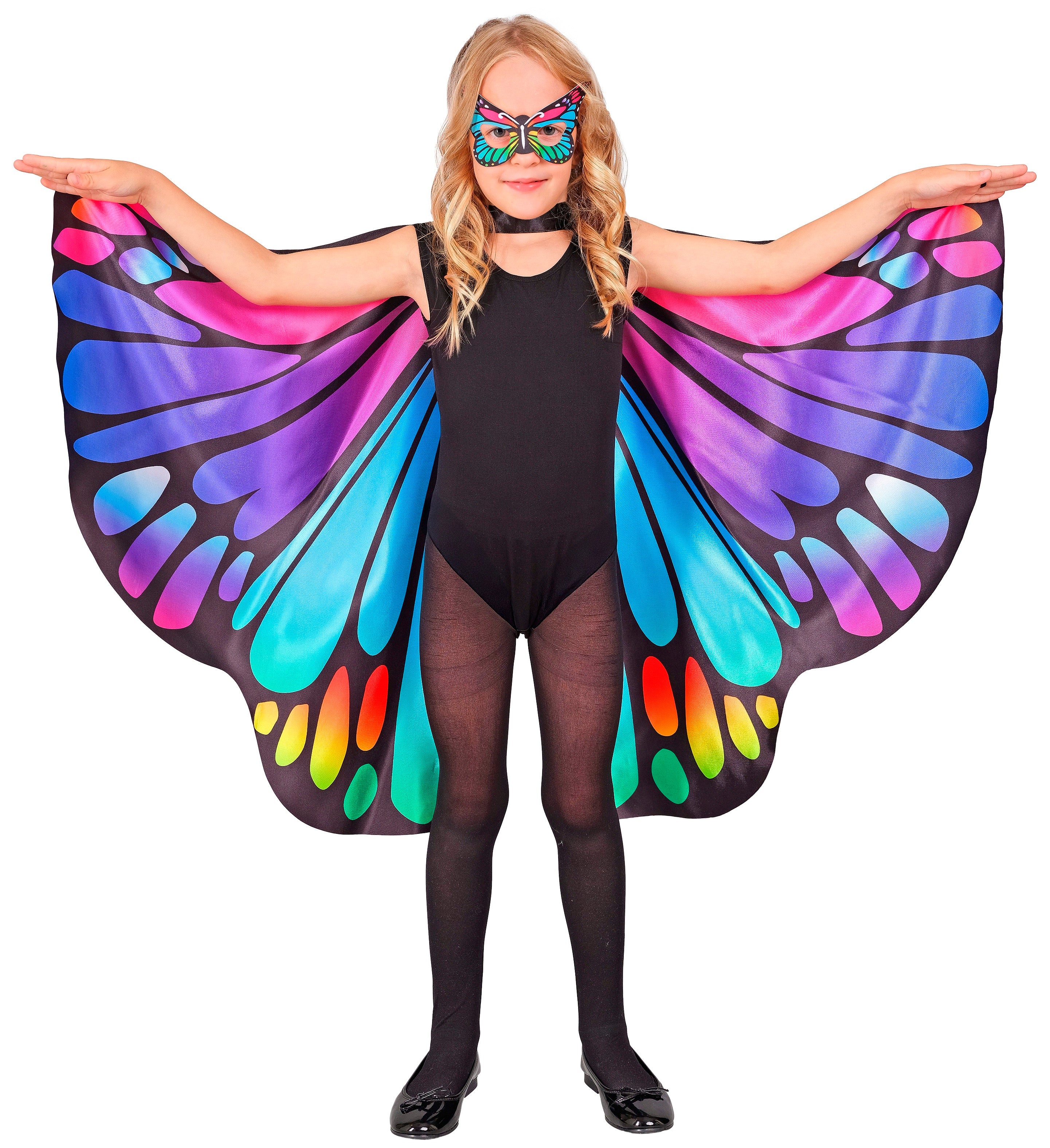 Alas de Mariposa Multicolor Infantiles con Antifaz Mariposa Widmann