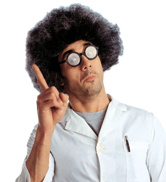 Peluca Afro Morena con Canas COMPLEMENTOS Widmann