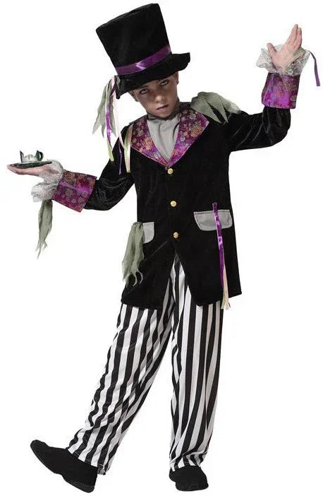 Disfraz de Sombrerero Zombie para Niño Sombrerero Loco Atosa