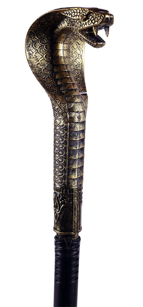 Cetro de Faraón Egipcio con Cabeza de Cobra Complementos Egipcios EuroCarnavales