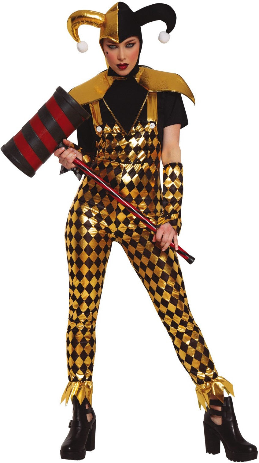 Disfraz de Harley Amarillo para Mujer Harley Quinn Guirca