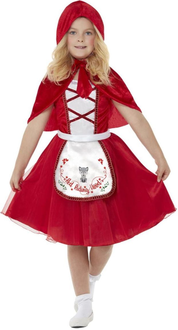 Disfraz de Caperucita Roja con Capa para Niña Cuentos y Dibujos Animados Smiffys