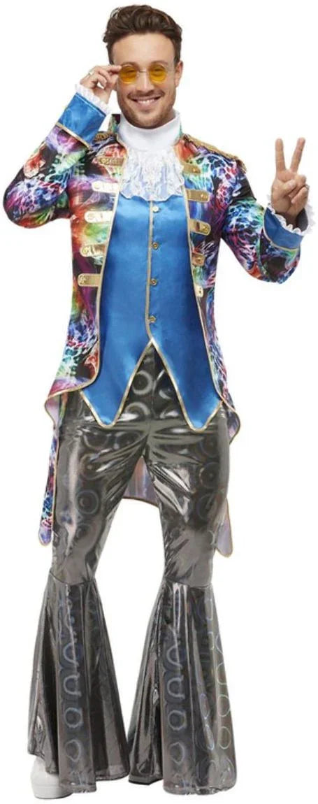Chaqueta Frac Psicodélica de Colores para Adulto Años 80 Smiffys