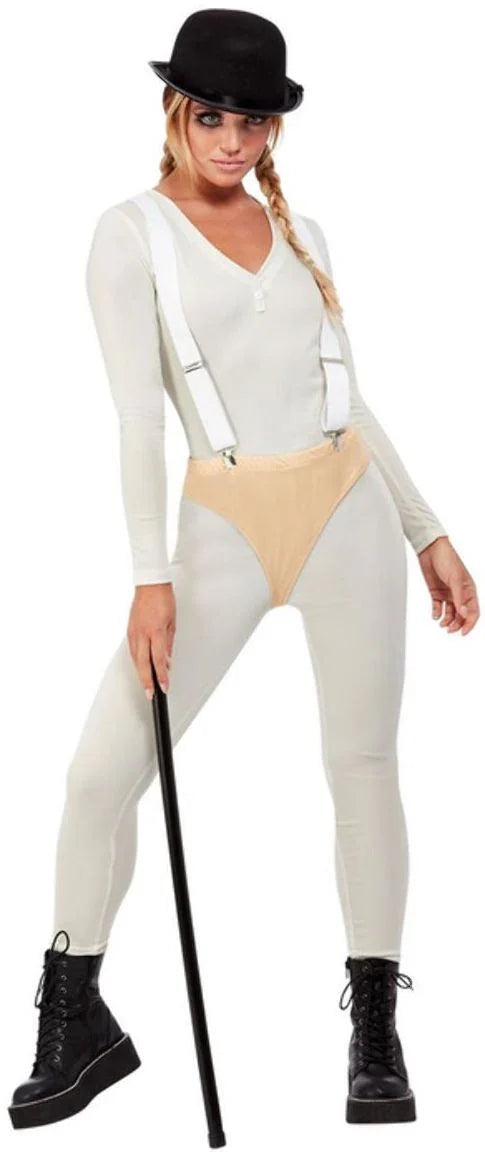 Disfraz de La Naranja Mecánica para Mujer Cine y TV Smiffys