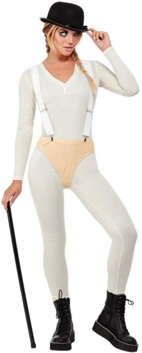 Disfraz de La Naranja Mecánica para Mujer Cine y TV Smiffys