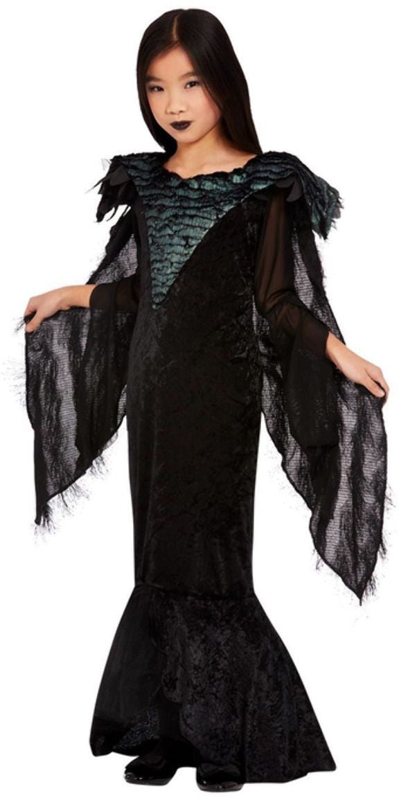 Disfraz de Reina Cuervo para Niña Halloween Infantiles Smiffys