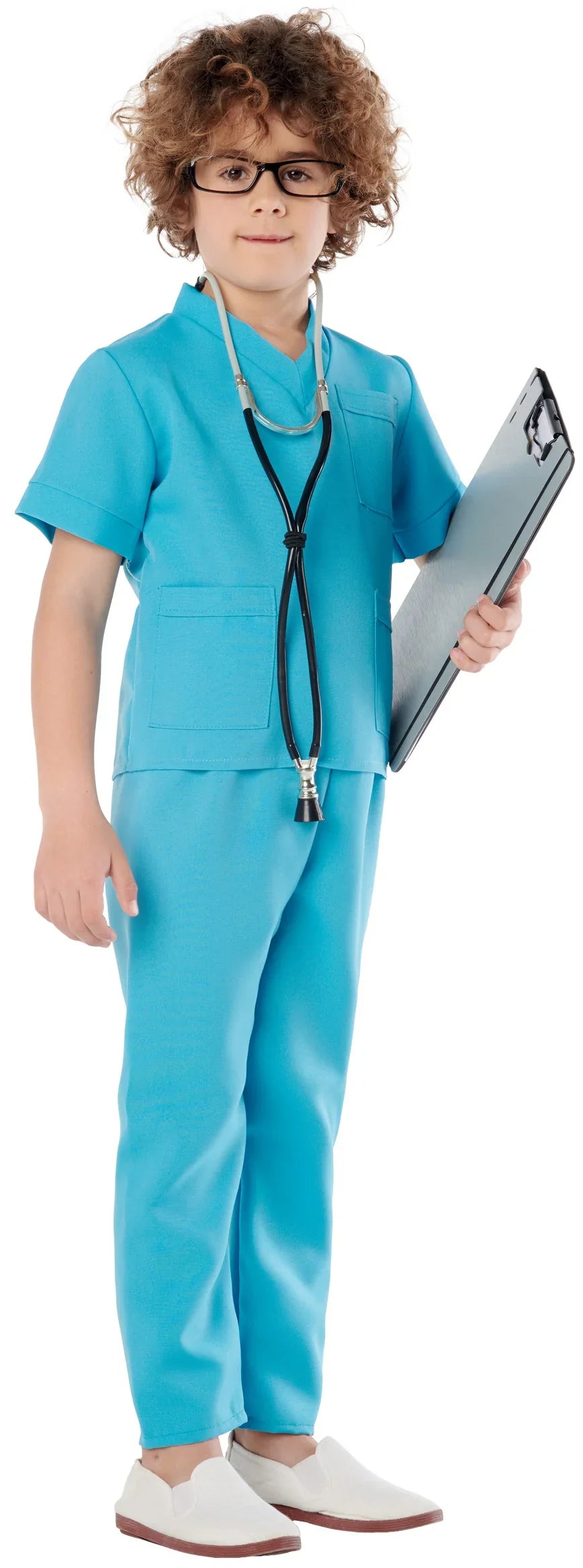 Disfraz de Doctor Unisex Infantil Médicos y Enfermeras Infantiles Kimokawaii