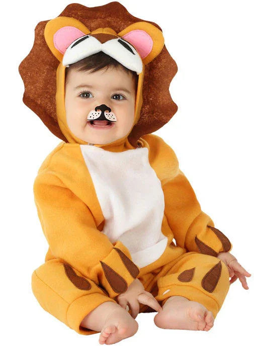 Disfraz de León Marrón Claro para Bebé León Atosa