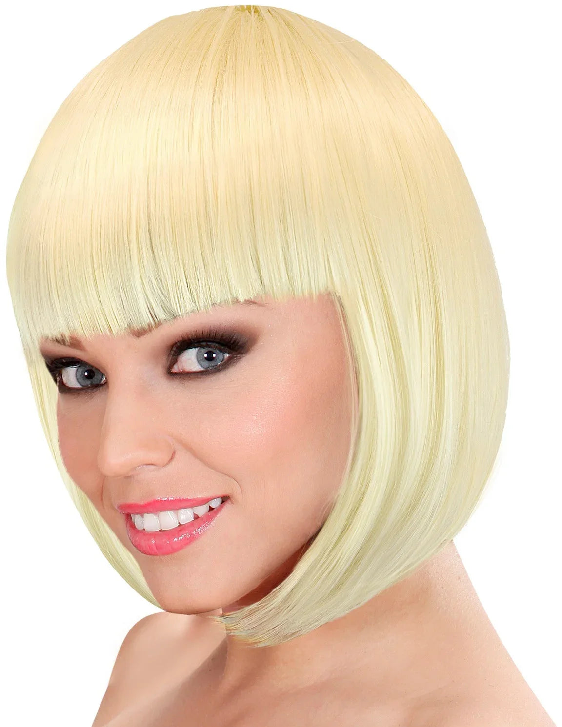 Peluca Rubia Clara Corta Lisa COMPLEMENTOS Widmann