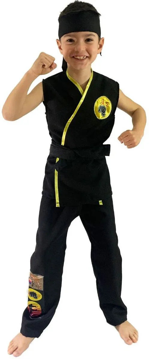 Disfraz de Cobra Kai para Niño Ninjas Fycar