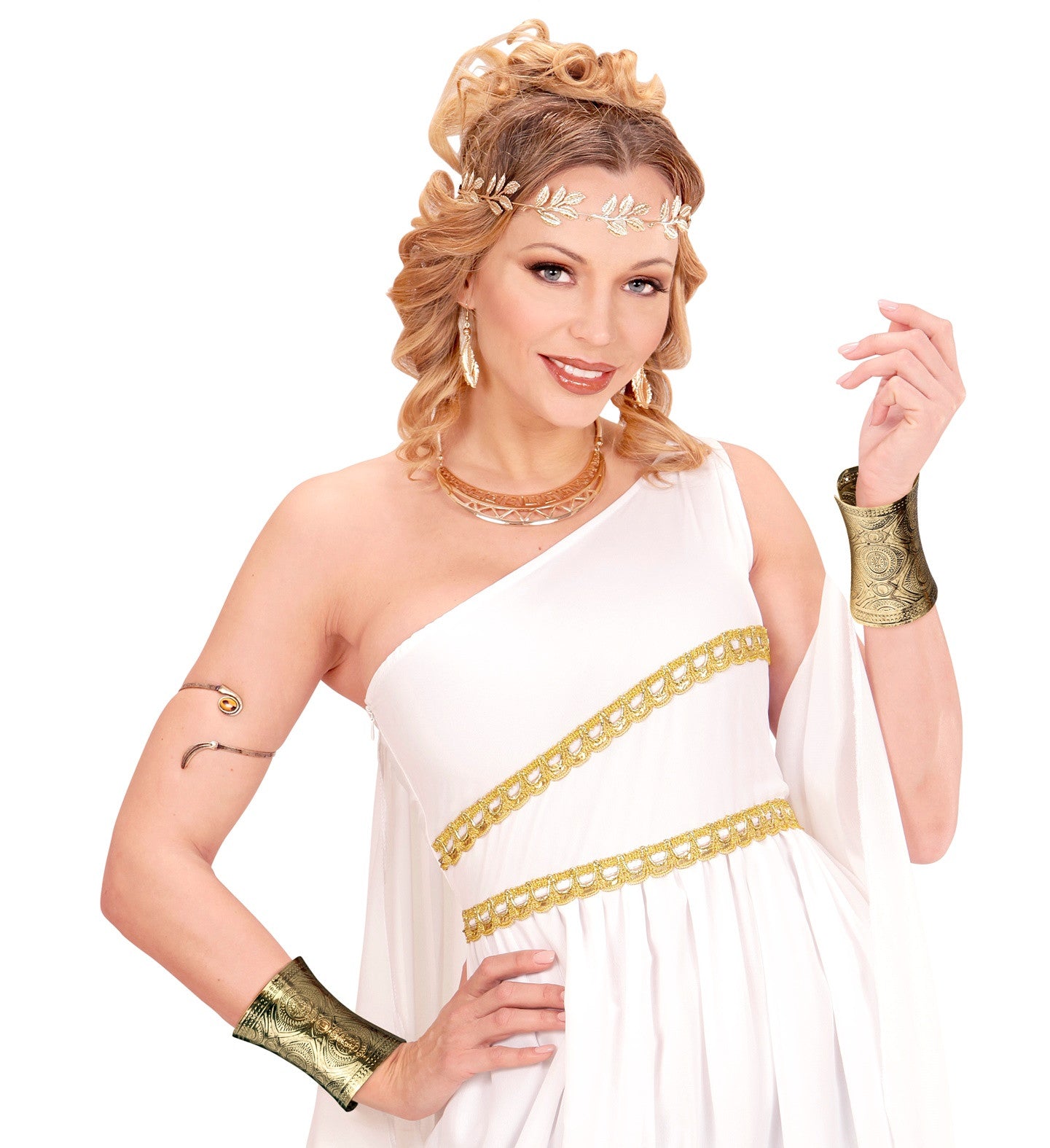 Brazalete de Romana Dorado Metálico Brazaletes y Pulseras Widmann