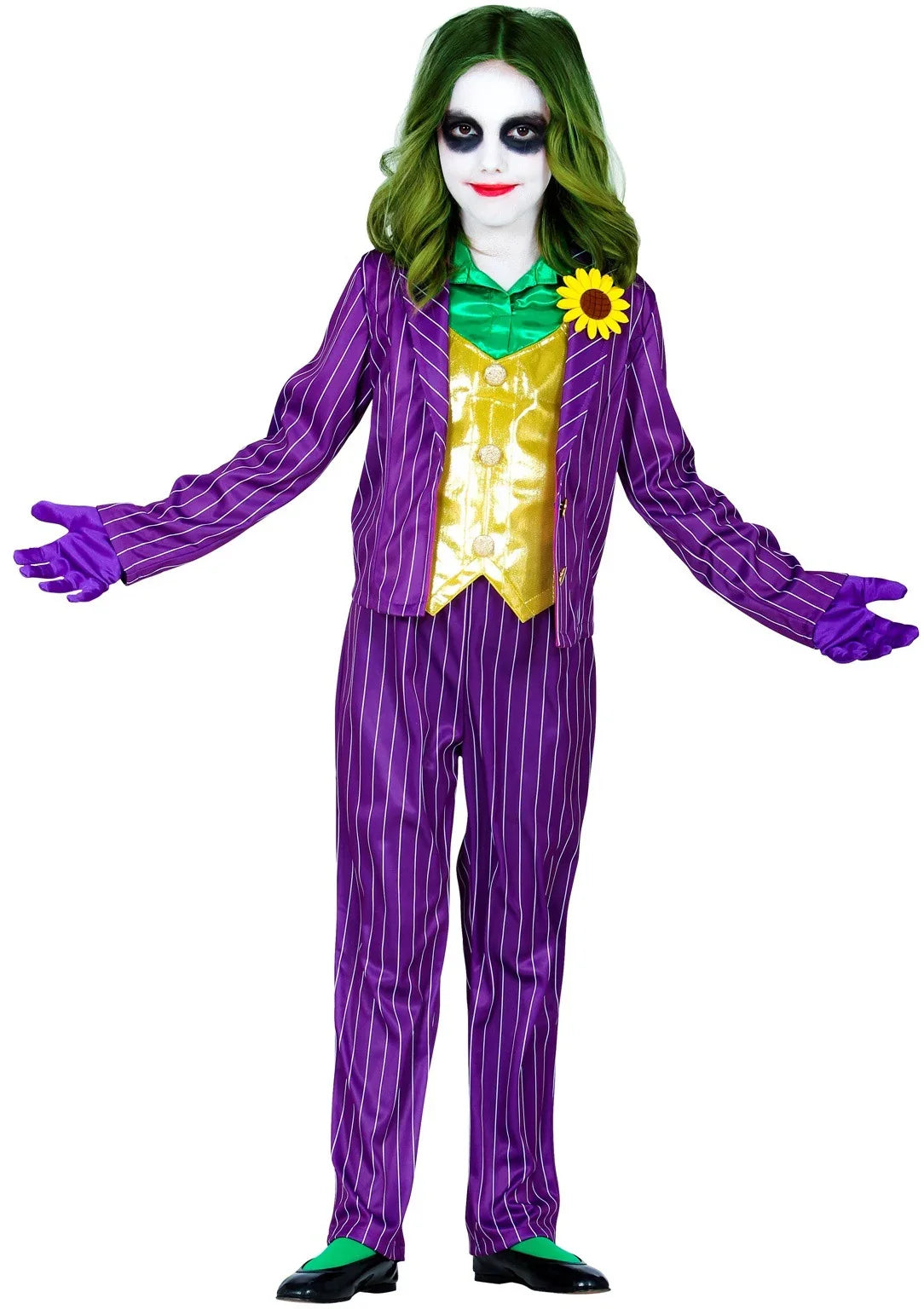 Disfraz de Joker Loca para Niña Joker Widmann