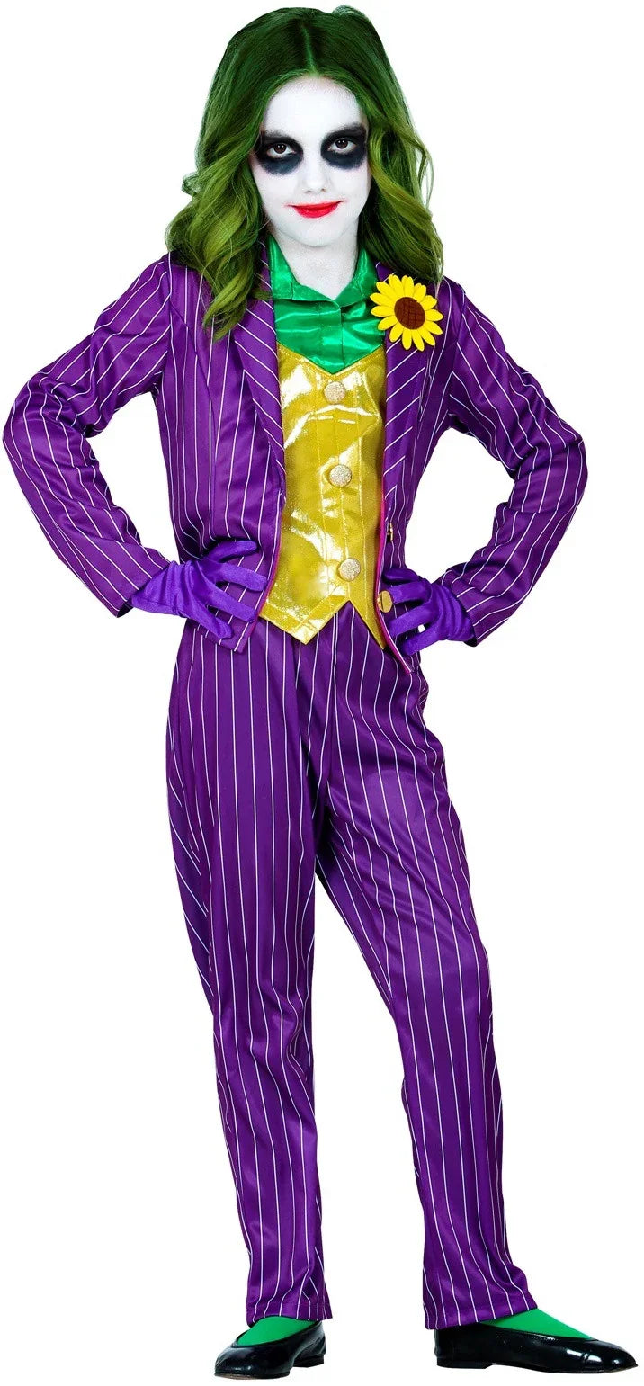 Disfraz de Joker Loca para Niña Joker Widmann