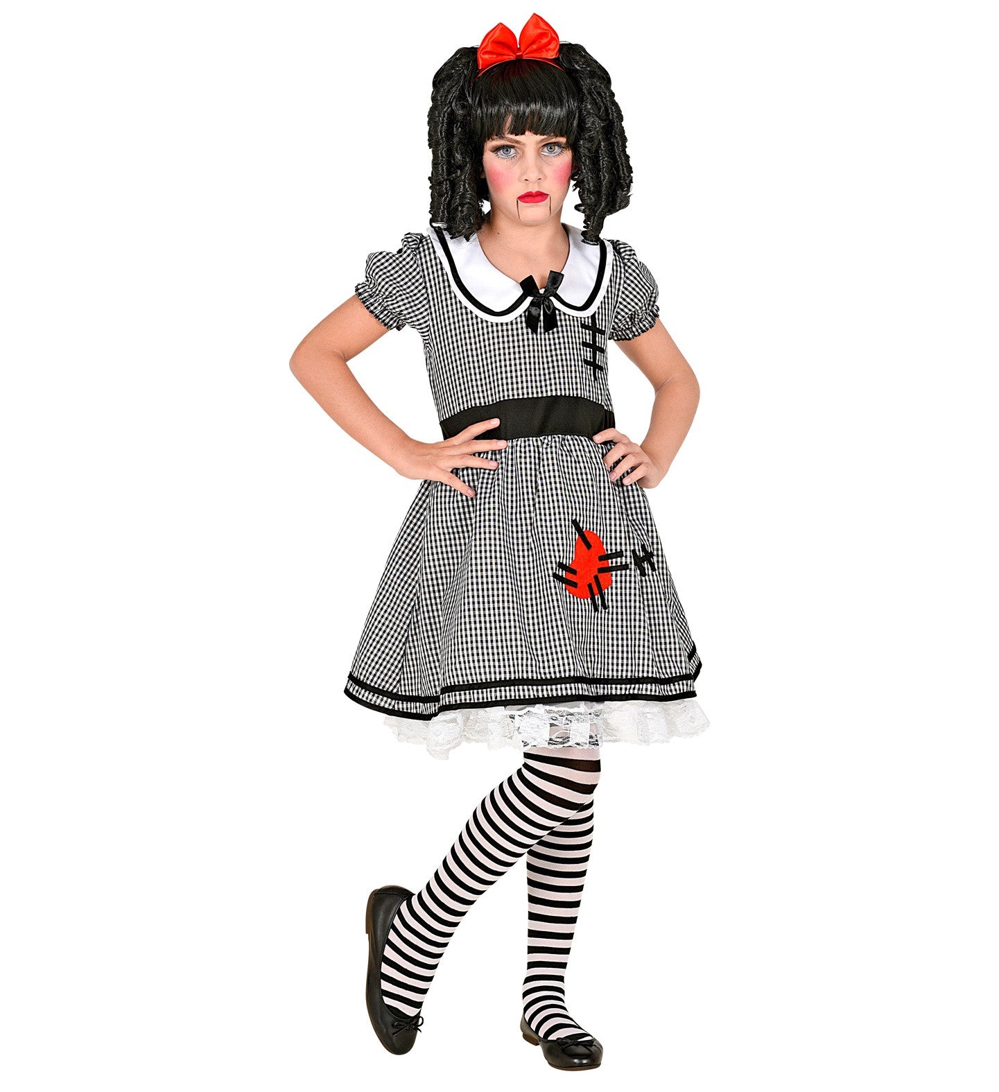 Disfraz de Muñeca de Trapo Siniestra para Niña Halloween Infantiles Widmann