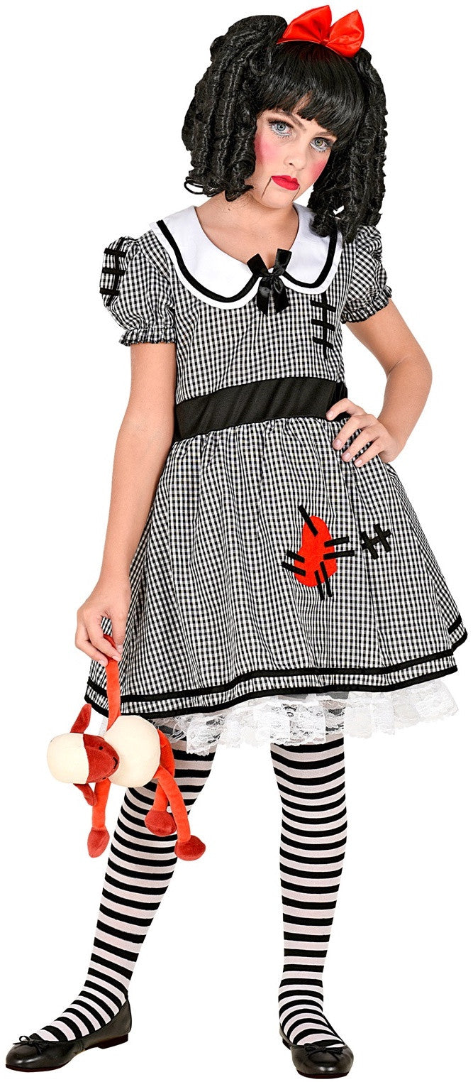 Disfraz de Muñeca de Trapo Siniestra para Niña Halloween Infantiles Widmann