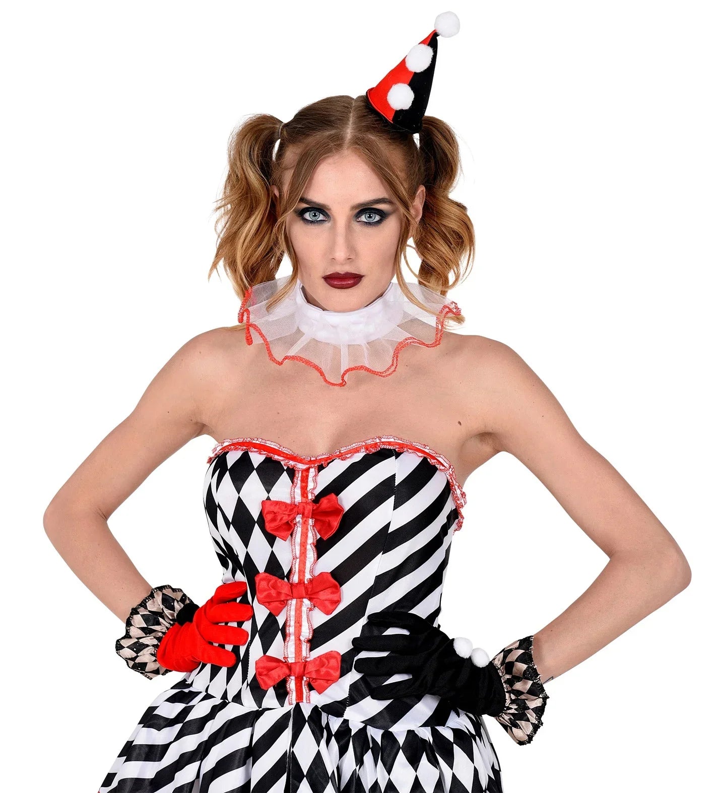 Kit de Accesorios de Arlequín para Mujer Arlequines y Bufones Widmann