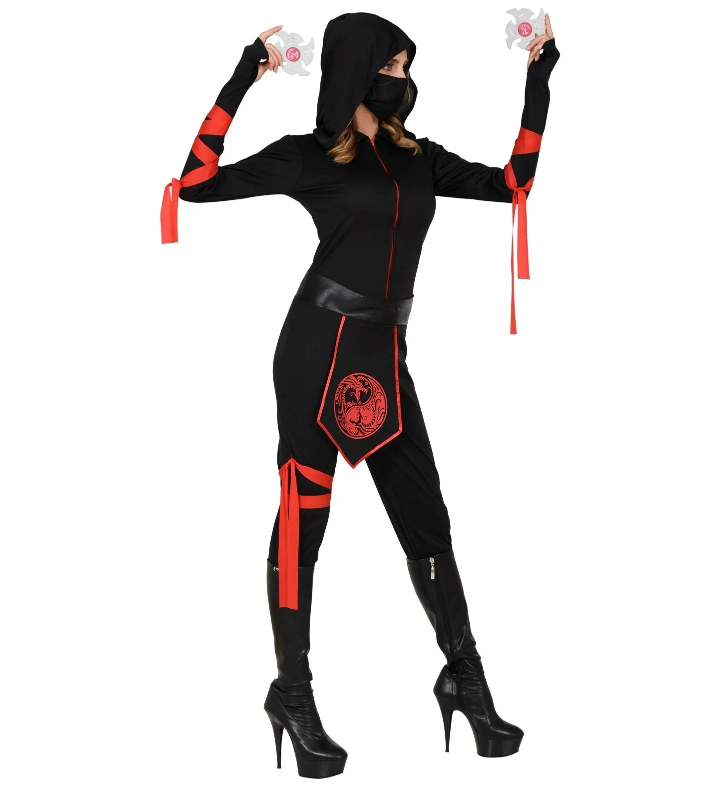 Disfraz de Luchadora Ninja para Mujer Ninjas Widmann