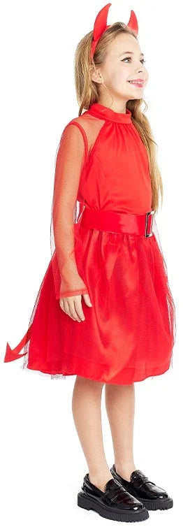 Disfraz de Diablesa Elegante para Niña Demonios Partilandia