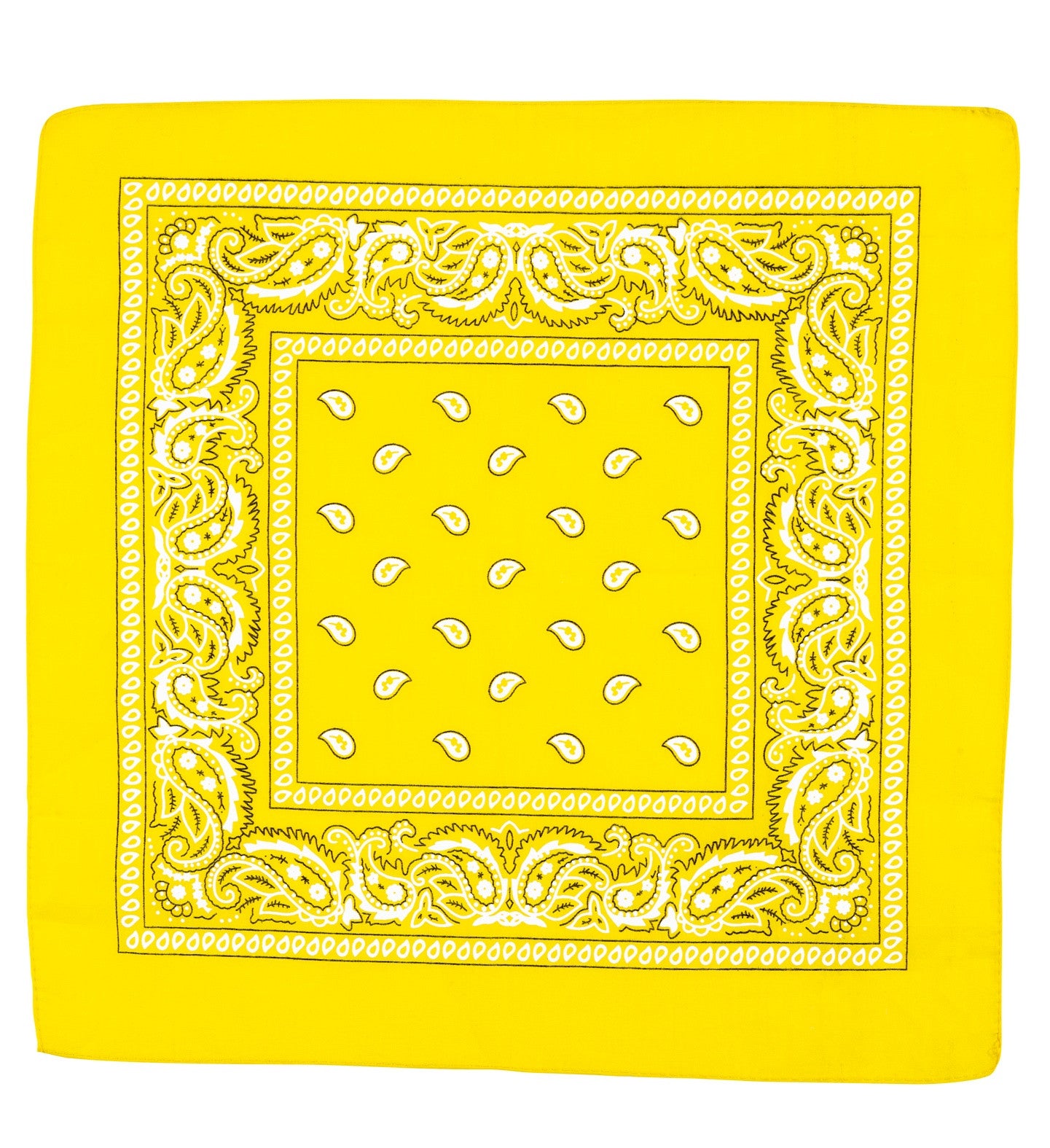 Pañuelo Bandana Amarillo para Adulto Accesorios para la Cabeza Widmann