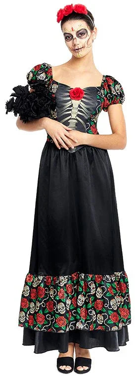 Disfraz de Catrina Siniestra para Mujer Catrina Partilandia