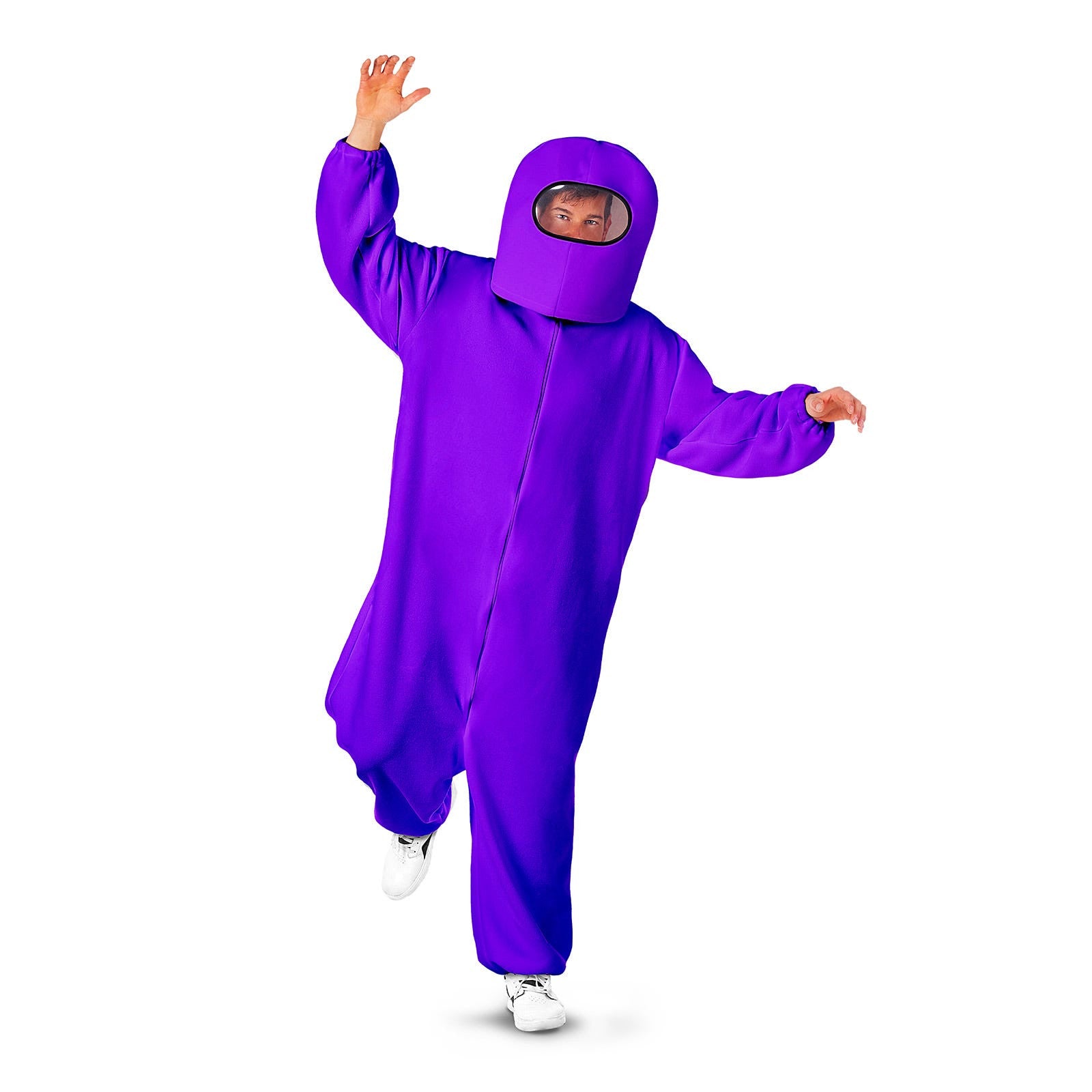 Disfraz de Among Us Morado para Adulto Among Us Viving