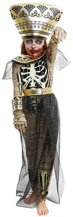 Disfraz de Momia Faraona para Niña Momias Partilandia