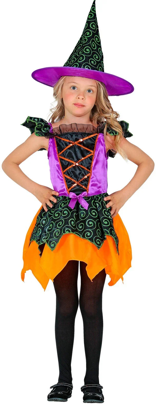 Disfraz de Bruja Estampado Infantil Brujas Widmann