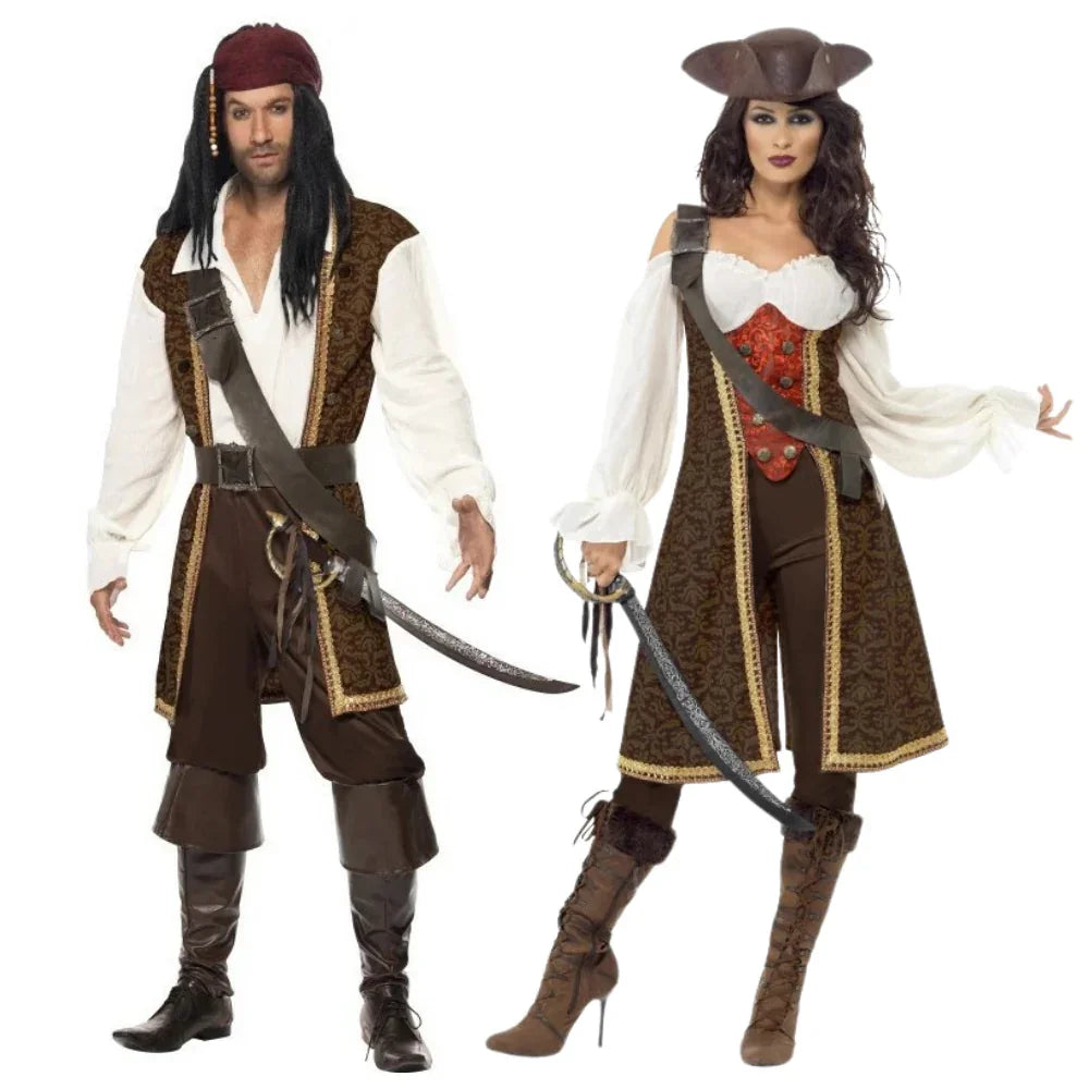 Disfraces en Pareja de Piratas Estilosos Piratas Disfraces Simon