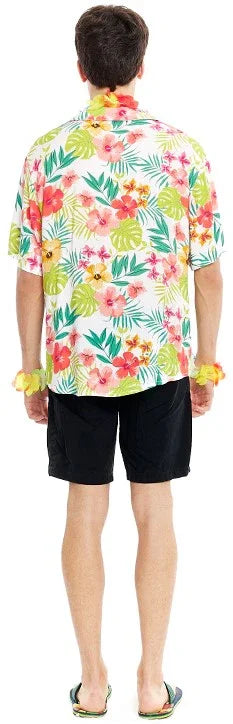 Camisa Hawaiana con Flores Tropicales para Hombre Hawaianos Partilandia
