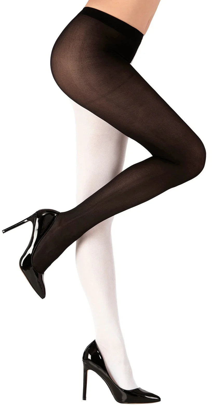 Pantys Mitad Blanco y Negro para Adulto Medias y Pantys Widmann