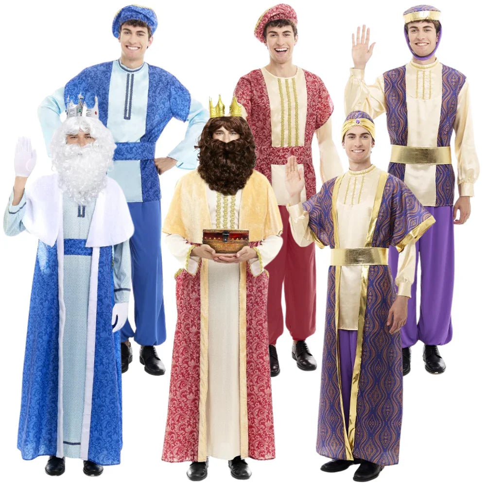 Disfraces para Grupo de Melchor, Gaspar, Baltasar y Pajes Reyes Magos y Pajes Disfraces Simon