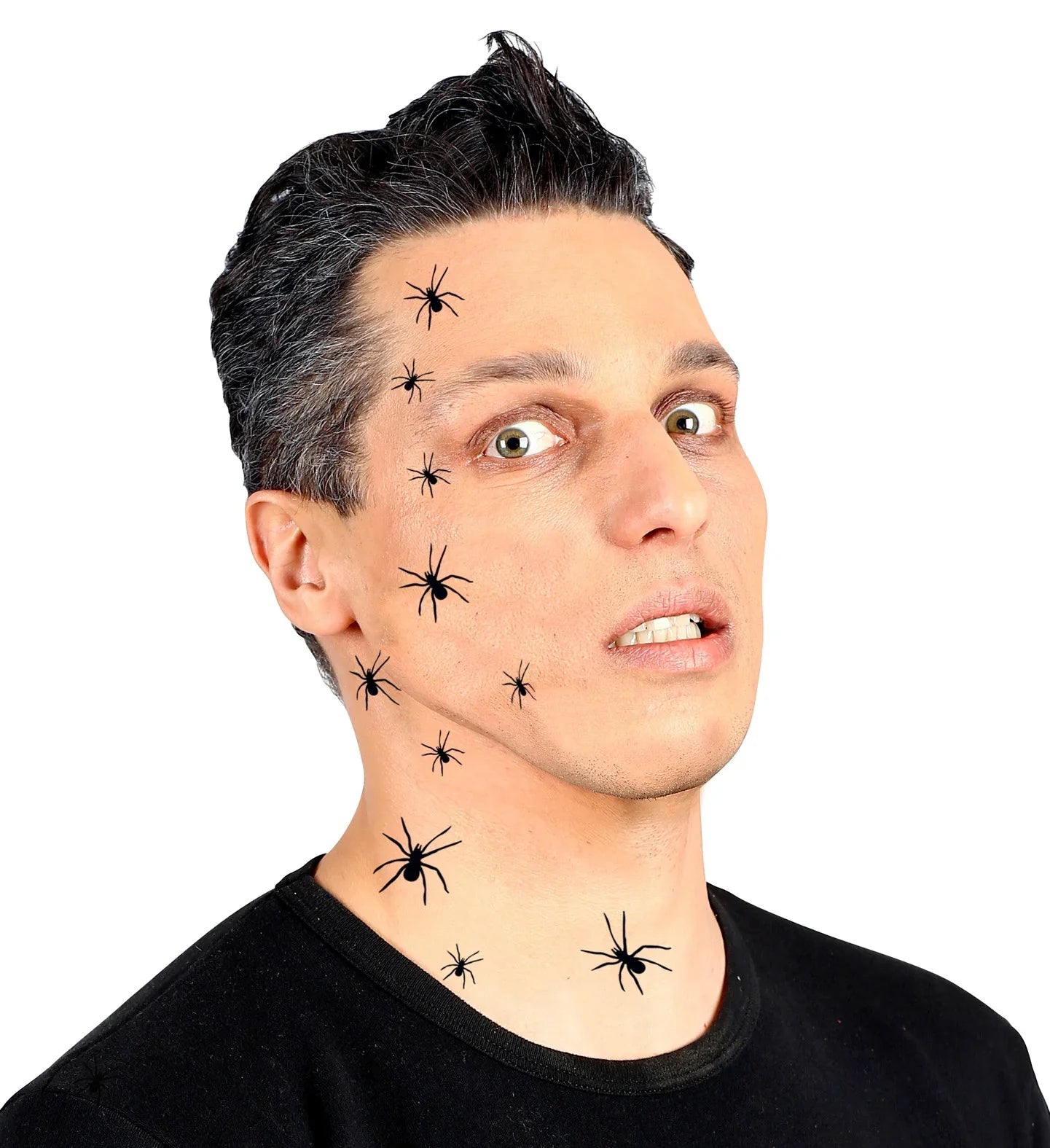 Set de Tatuajes de Araña Maquillaje Halloween Widmann