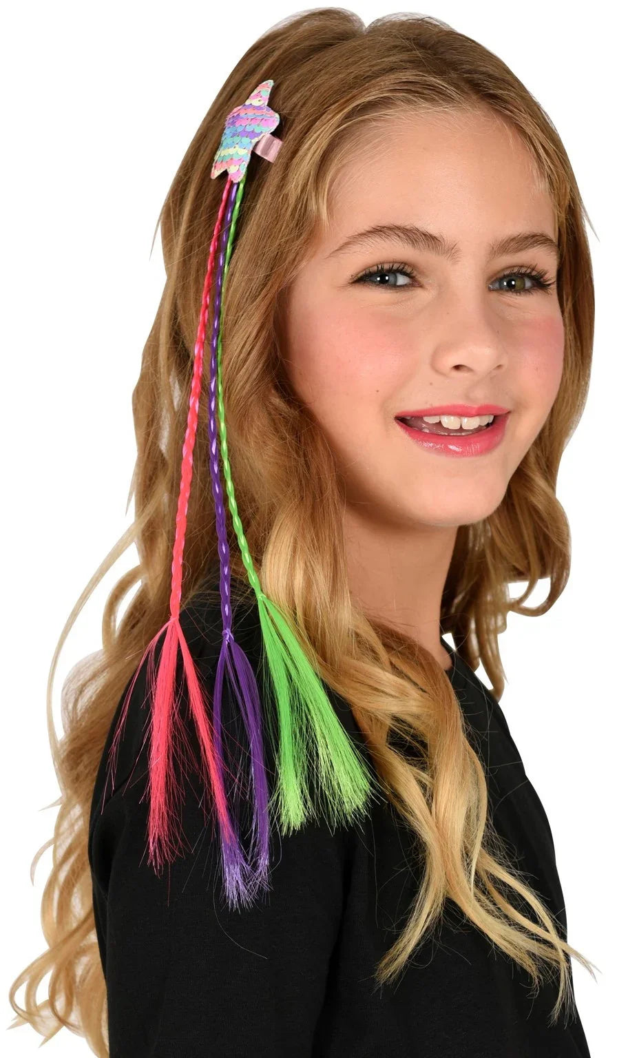 Estrella de Lentejuelas para el Pelo con Trenzas de Colores Accesorios para la Cabeza Widmann