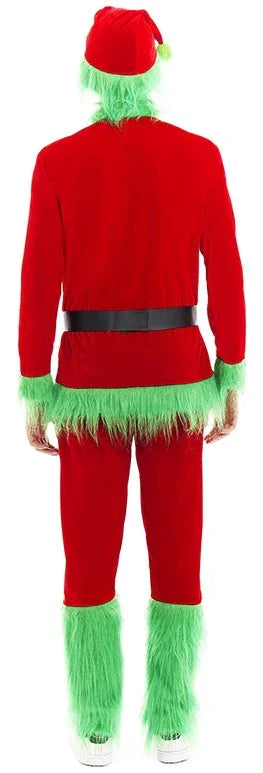 Disfraz de Grinch con Pelo Verde para Hombre Grinch Partilandia